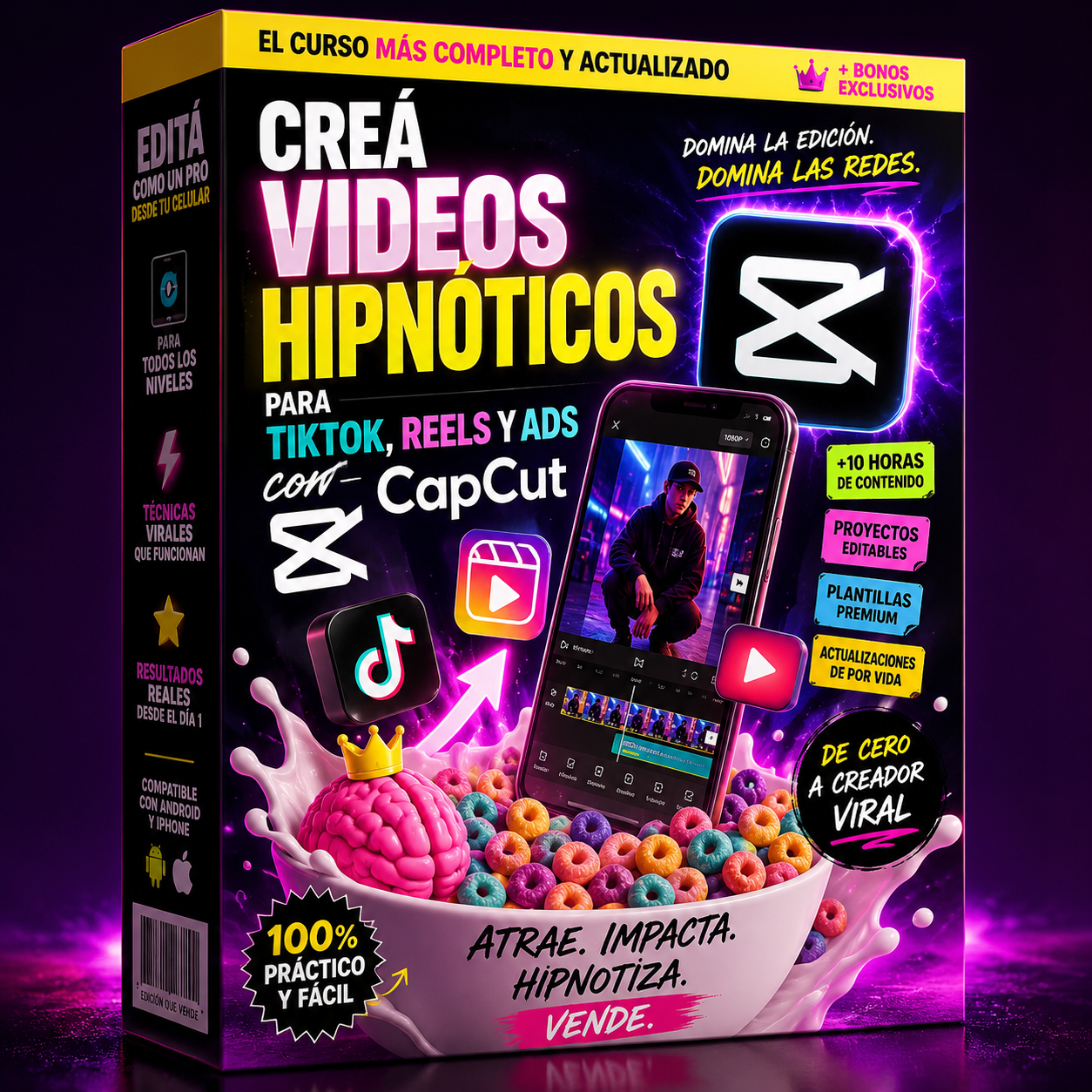 Creá Videos Hipnóticos para TikTok, Reels y Ads con CapCut